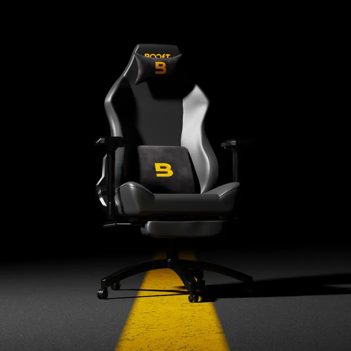 Boost Apex Ergonomic Gaming Chair with Footrest