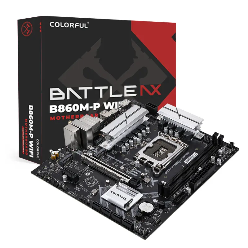 Colorful Battle-AX B860M-P Wifi V20 DDR5 Intel Core Ultra (Series 2) microATX Motherboard