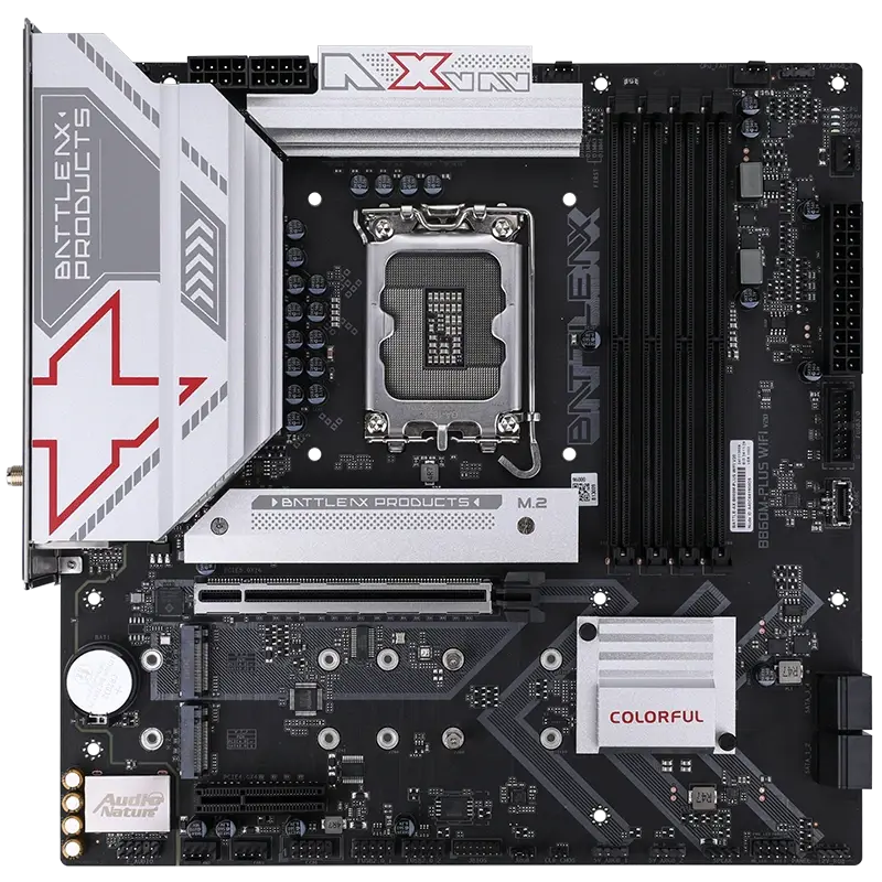 Colorful Battle-Ax B860M-Plus Wifi V20 DDR5 Intel Core Ultra Series 2 microATX Motherboard