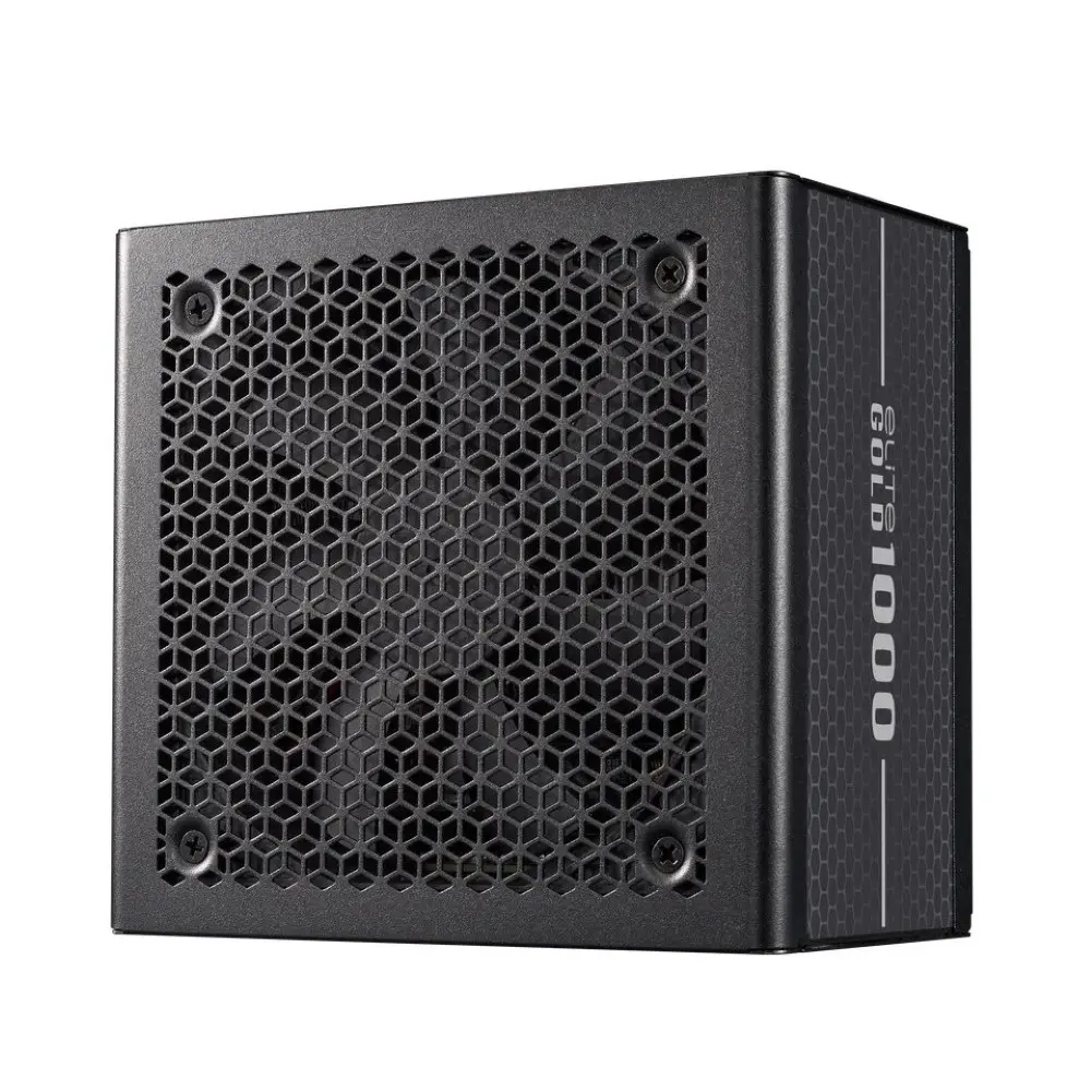 Cooler Master Elite Gold 1000W 80+ Gold Fully Modular ATX 3.1 Power Supply – Black