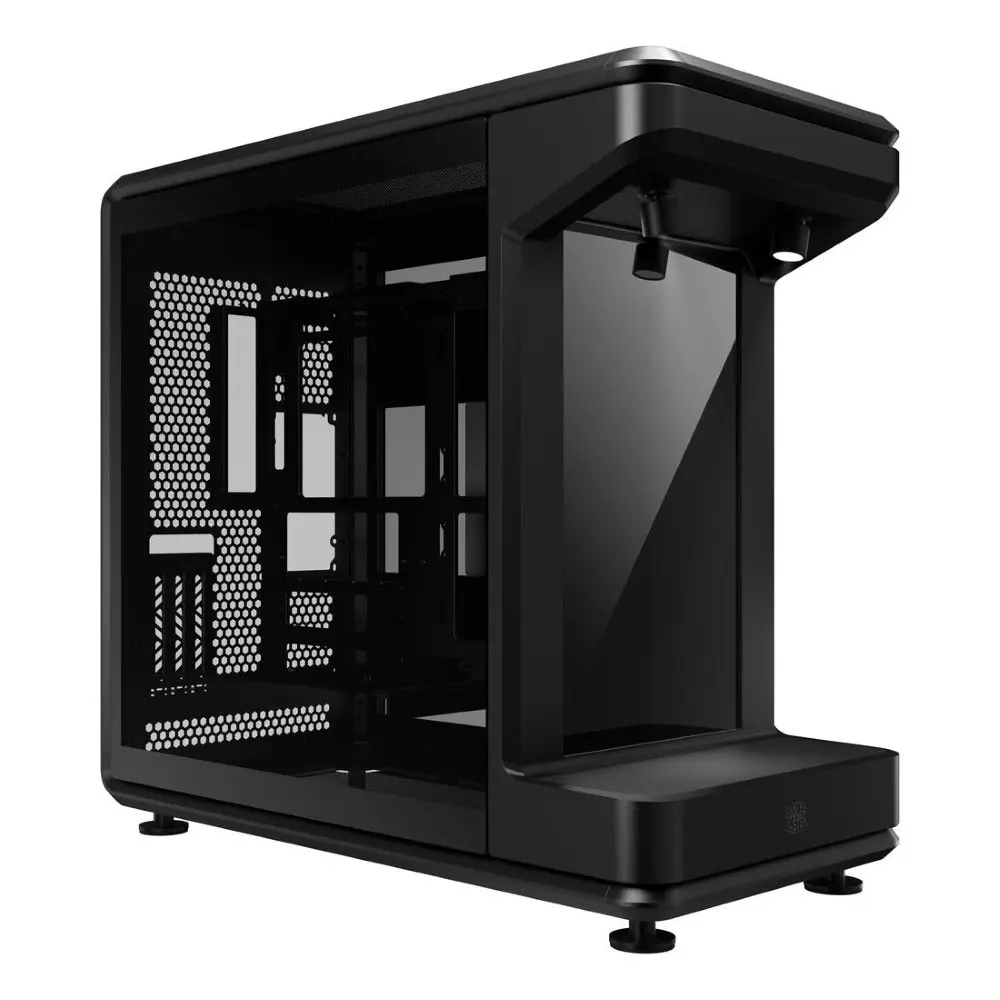 Cooler Master MasterFrame 360 Stage LCD ATX Mid-Tower PC Case – Front Showcase Stage with Spotlight & LCD Display, Supports 430mm GPUs & 360mm Radiators, PCIe 5.0 Ready, Up to 12x120mm Fans, USB-C