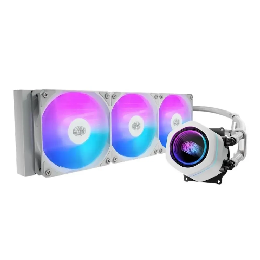 Cooler Master MasterLiquid 360 Core Nex ARGB CPU Liquid Cooler – White