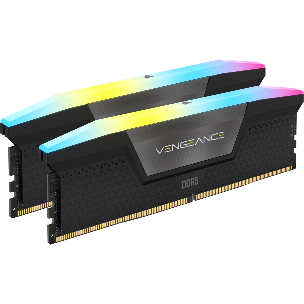 Corsair Vengeance RGB 32GB (2x16GB) 6000MHz C36 DDR5 DRAM AMD EXPO & Intel XMP Memory Kit - Black