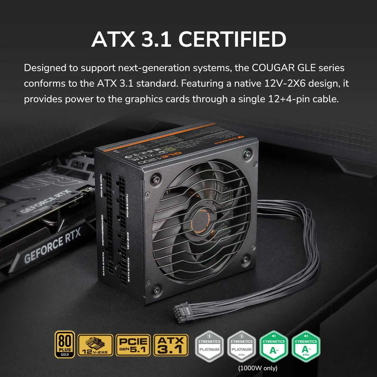 Cougar GLE 1200W | 80+ Gold PSU | Price in Pakistan