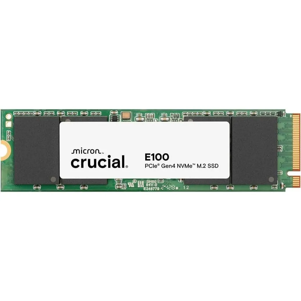 Crucial E100 1TB M.2 NVMe PCIe Gen4 Internal SSD, Up to 5,000MB/s, Laptop & Desktop Compatible