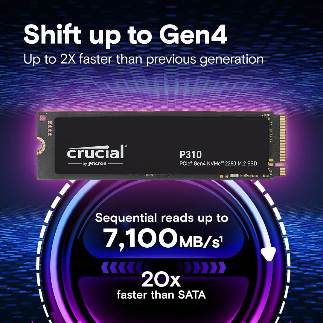 Crucial P310 500GB | Internal M.2 PCIe SSD | Price in Pakistan