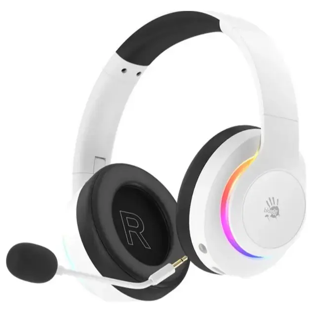 Bloody GR520 All-in-One Wireless & Wired Gaming Headset USB - White