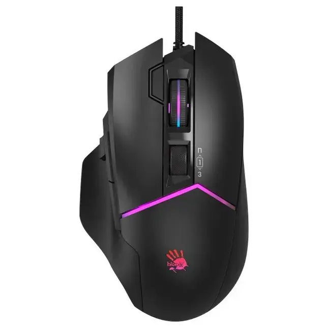 Bloody W95 Ultra Extra Fire RGB Wired Gaming Mouse - Stone Black