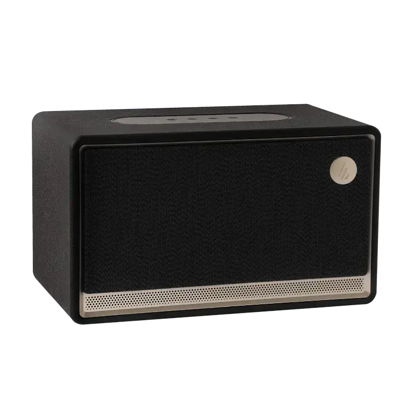 Edifier ES300 – Premium Bluetooth Speaker with Hi-Fi Sound, Dual Passive Radiators, 20H Battery, Wireless Stereo Pairing, Portable (Black)
