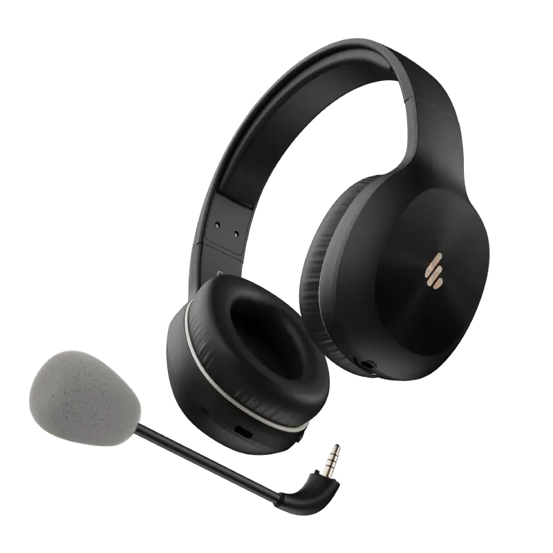 Edifier K750W Feedback Wireless Headset with Noise Cancelling Mic & Mic Mute, 55H Playtime, Stereo Sound, Lightweight for Learning & Work, Bluetooth 5.4 for PC/Call Center/Laptop - Black