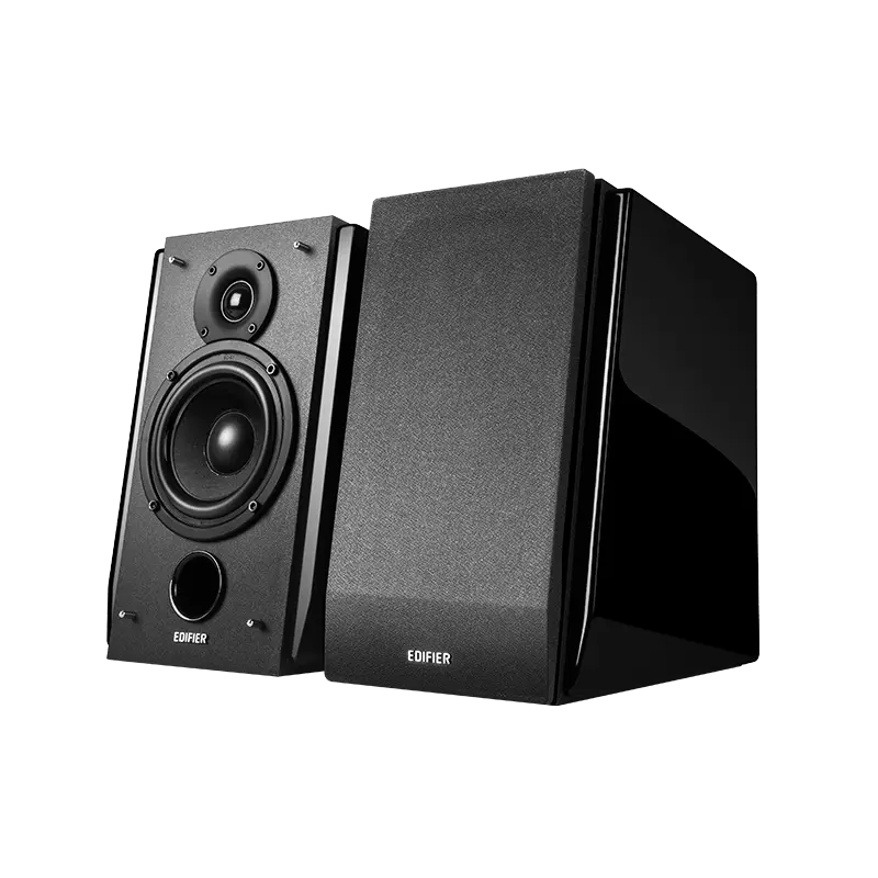 Edifier R1850DB – Active Bookshelf Speakers 2.0 Studio Monitor with Bluetooth 5.0, Optical, Coaxial, RCA Inputs, Subwoofer Output, Remote Control (Black)