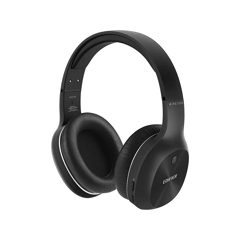 Edifier W800BT Plus – Wireless Over-Ear Headphones with Hybrid ANC, Hi-Res Audio, 45H Playtime, Fast Charging, Foldable, Bluetooth 5.4 (Black)