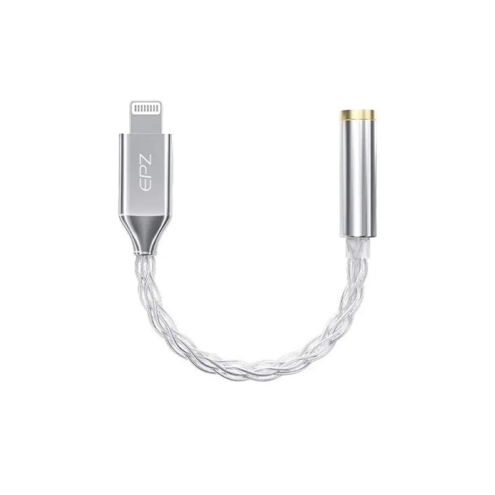 EPZ TP15 HIFI Jack Headphone Connector Converter Lighting to 3.5mm Adapter