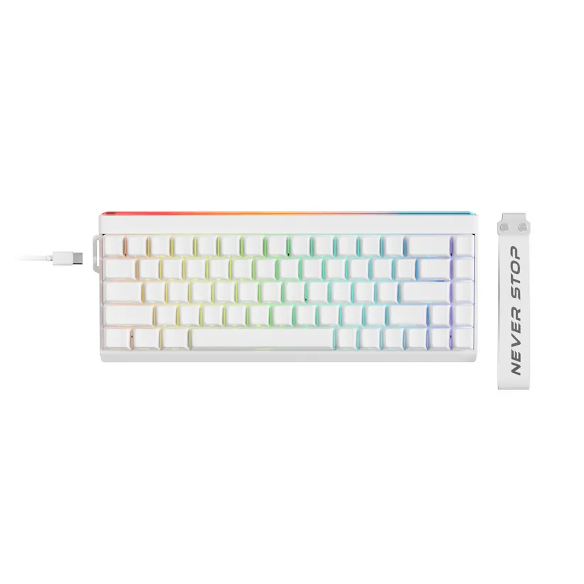 Eweadn DK68 RGB Wired Mechanical Gaming Keyboard - White