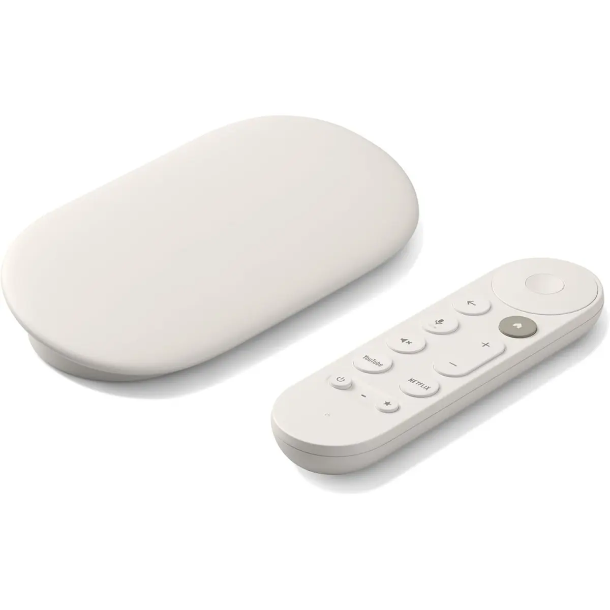 Google TV Streamer 4K - Fast Streaming Entertainment on Your TV with Voice Search Remote, Watch Movies, Shows, Live TV, and Netflix in 4K HDR, Smart Home Control, 32GB of Storage - Porcelain