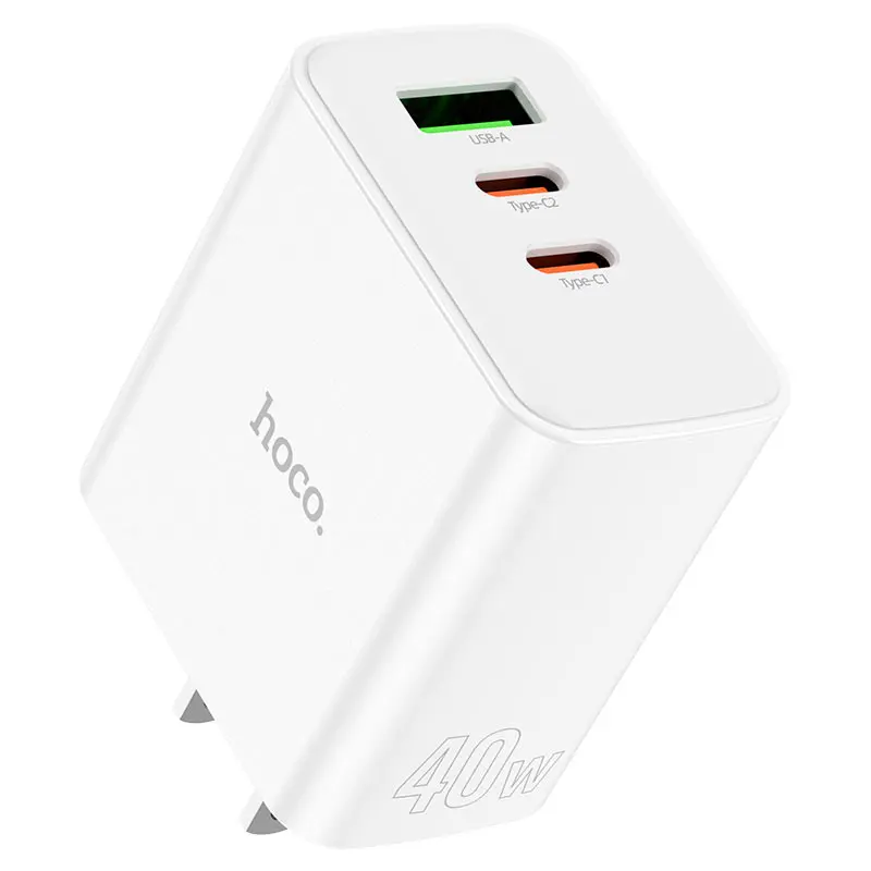HOCO C126 – Pure Power PD40W Three-Port (2C1A) 40W PD20W Charger (US)