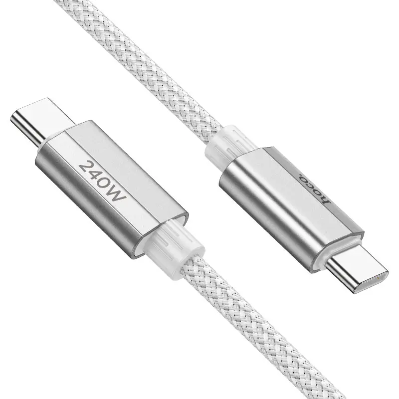 HOCO U134 – Primero 240W Charging Data Cable Type-C to Type-C (1.8M) - Gray