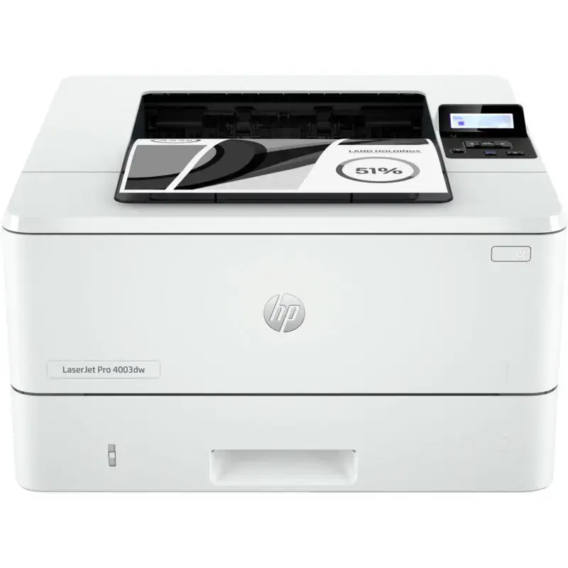 HP LaserJet Pro 4003DW Printer Duplex Wireless, Up To 42 PPM Black, White