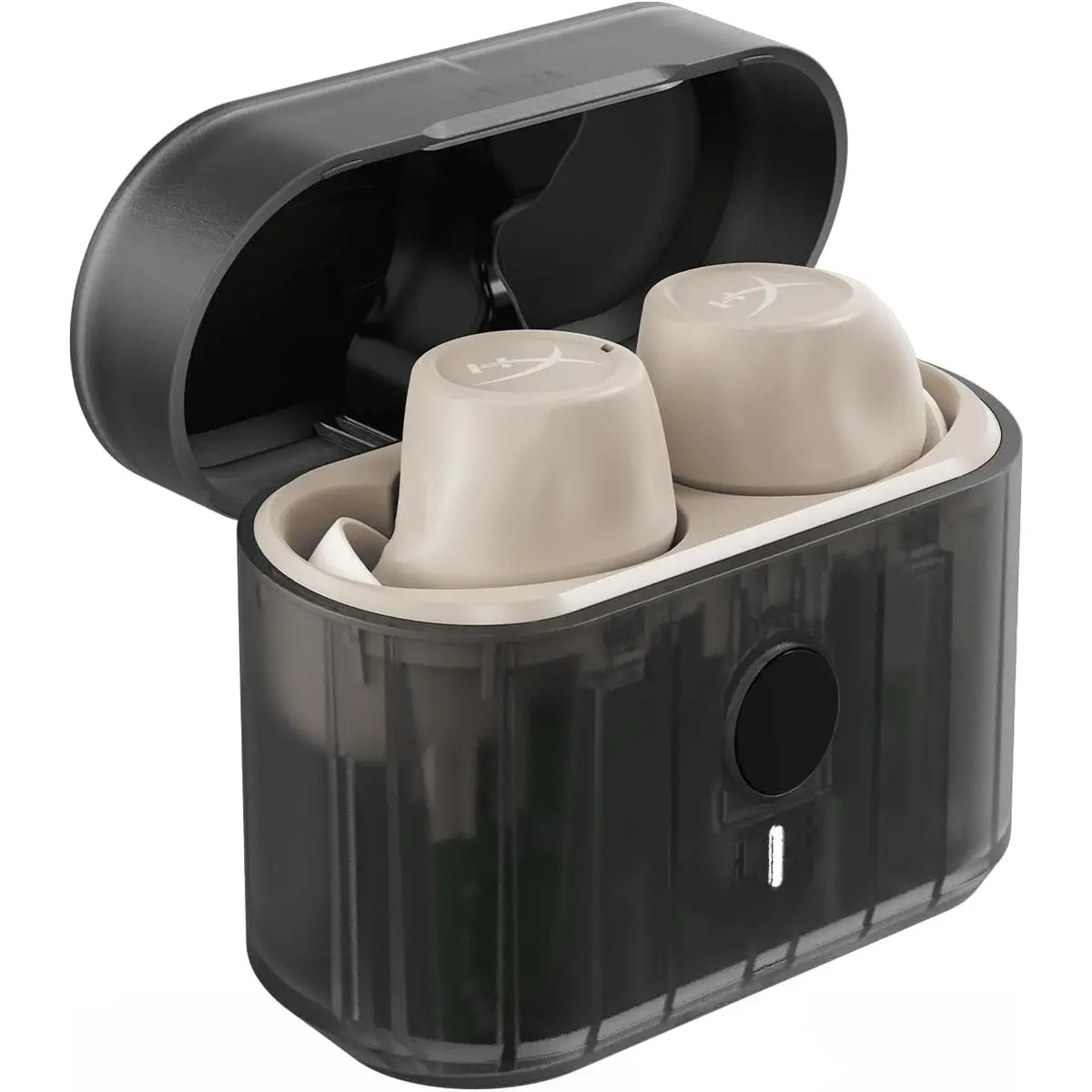 HyperX Cirro Buds Pro – True Wireless Earbuds, Active Noise Cancellation, ANC, Ambient Sound Mode, Low Latency, Bluetooth 5.2, IPX4, Fast Charge, PC, Nintendo Switch, Mobile - Tan