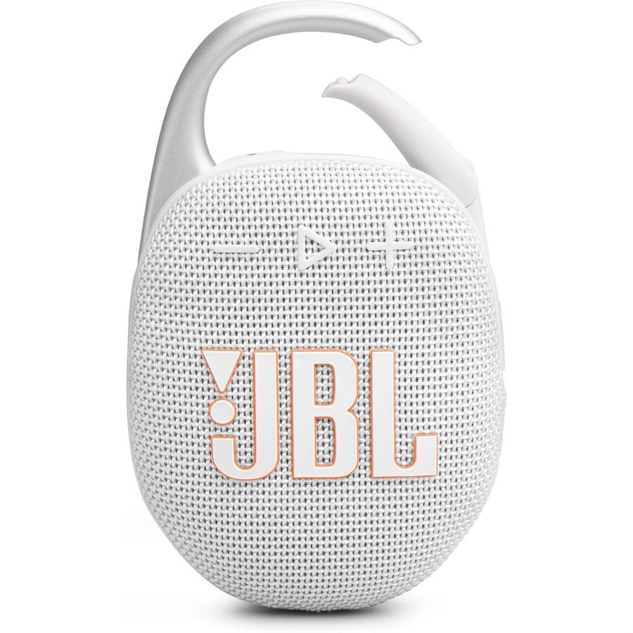 JBL Clip 5 Wireless Ultra-Portable Waterproof Speaker - White