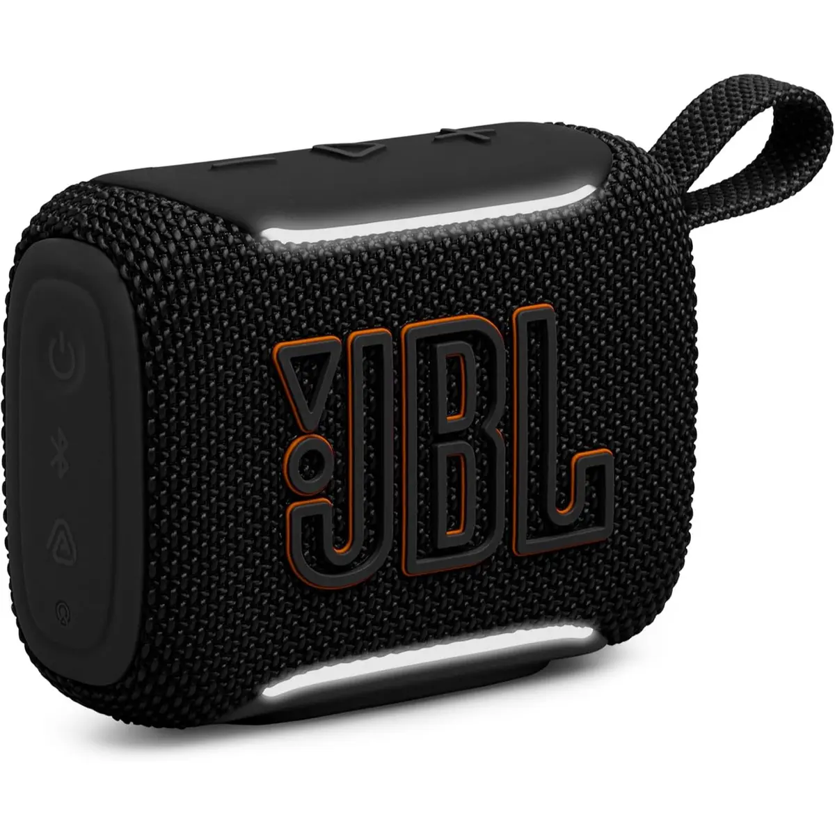 JBL Go 5 Portable Bluetooth Speaker, Waterproof and Dustproof - Dustproof Drop-Proof With up to 10 Hr Battery, Stereo Pairing, App Control For Pool, Beach, Outdoor Listening (Black)