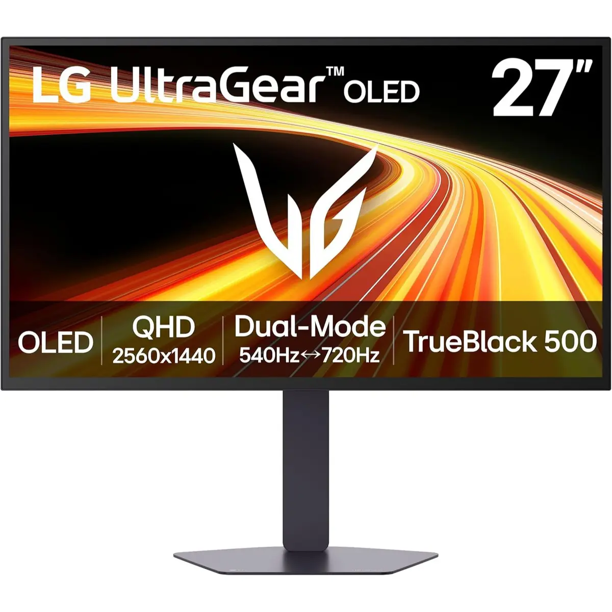LG 27GX790B-B 27-inch UltraGear OLED QHD 540Hz 0.02ms TB500 Gaming Monitor - Dual Mode (QHD 540Hz/HD 720Hz), (2560 x 1440), NVIDIA G-Sync & AMD FreeSync Premium Pro, HDM 2.1, DP 2.1, USB-C