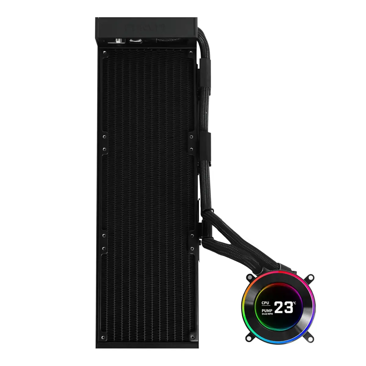 Lian Li Hydroshift II 360 LCD (Black w/o Fans) | 360mm Liquid