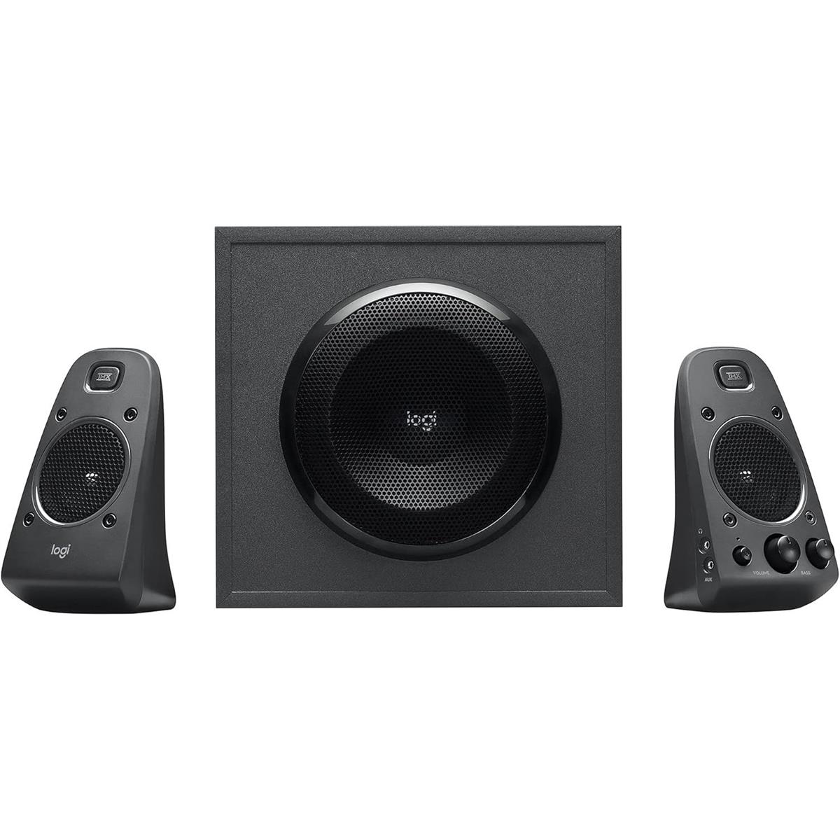Logitech Z625 Powerful THX Certified 2.1 Speaker System with Optical Input, Black