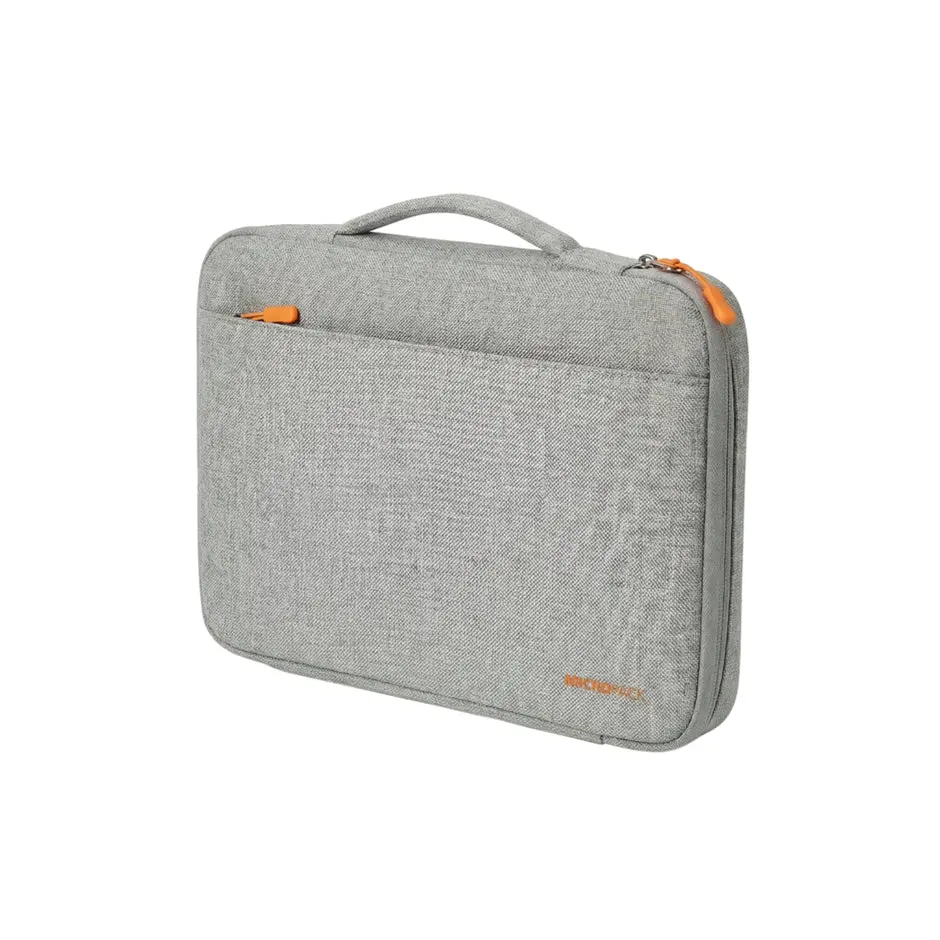 Micropack MSL-01 Laptop Sleeve Bag Case with Carrying Handle for Laptops up to 14" - Grey