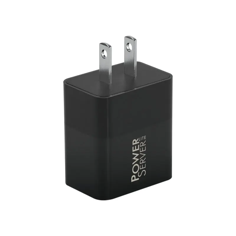 Micropack MWC-218PD 18W PD Fast Charging Block Phone Charger Dual Port - US Plug, Black