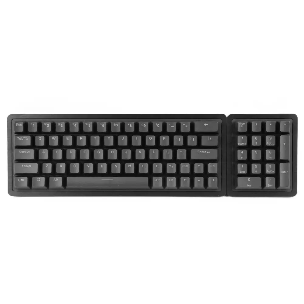 Mountain Everest 60 Compact RGB Mechanical Keyboard, 64-Key Layout, Aluminum Frame, Hot-Swappable, NKRO, PBT Double-Shot Keycaps, USB-C – Midnight Black