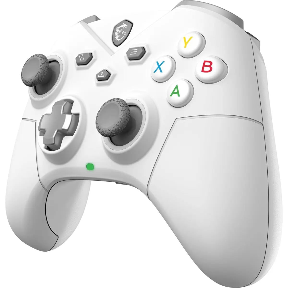 MSI Force GC300 W Gaming Wireless Rechargeable Dual Vibration Gaming Controller for PC and Android, White