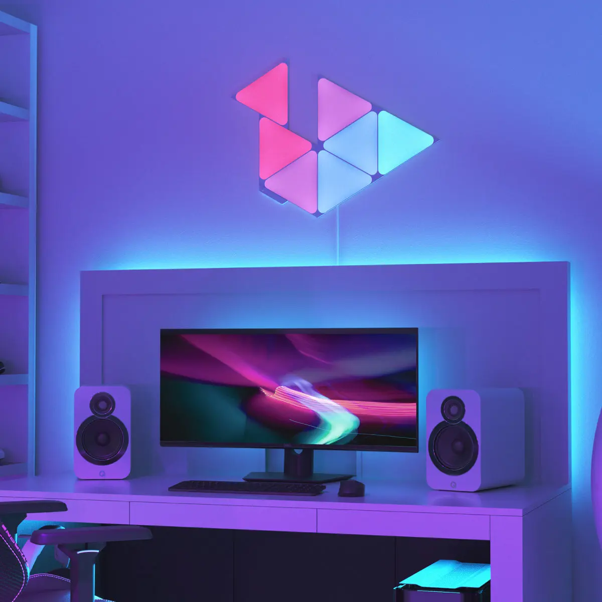 Nanoleaf Shapes White Triangles Starter Kit (9 Panels) | Price in