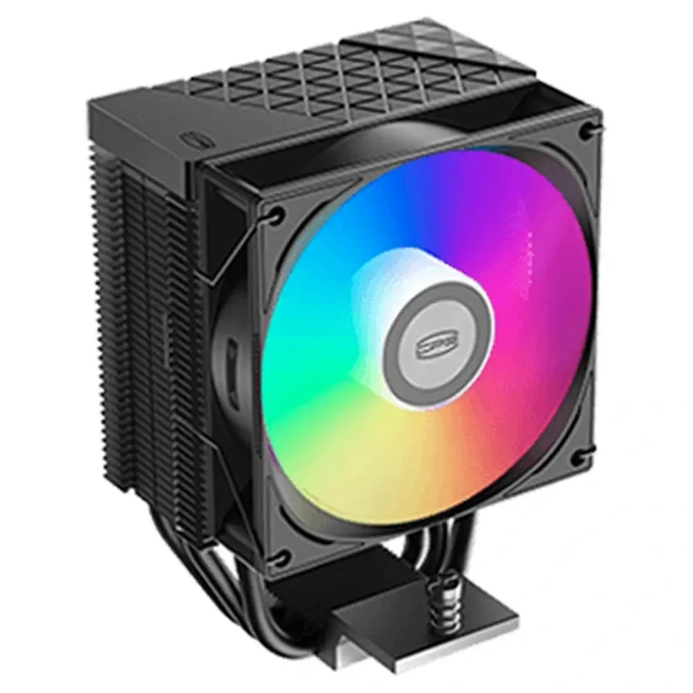 PCCooler R300 ARGB CPU Air Cooler, 150W TDP, 3× 6mm Heatpipes, 92mm ARGB Fan, Intel LGA1851/1700 & AMD AM5 – Black