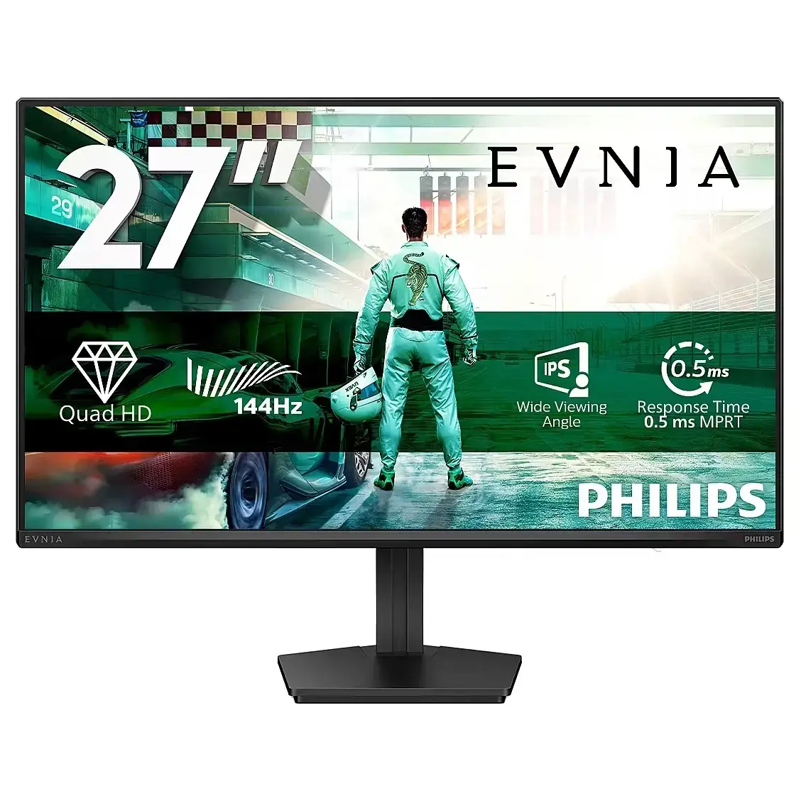 Philips 27M2N3500NF 27 inch WQHD Monitor 144Hz, IPS Panel, Adaptive Sync, HDR10, G-Sync Compatible, (2560x1440 HDMI 1x 2.0 DP 1.4 USB Hub)