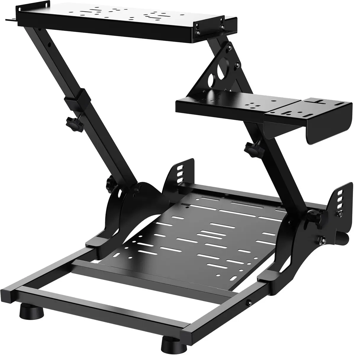 PXN A10 Steering Wheel Stand - 11KG Foldable, Adjustable, Portable Racing Sim Metal Stand - Universal Fit for V10, V99, G29, G920, G923, T248, T300, TGT, Apex & More Racing Wheel