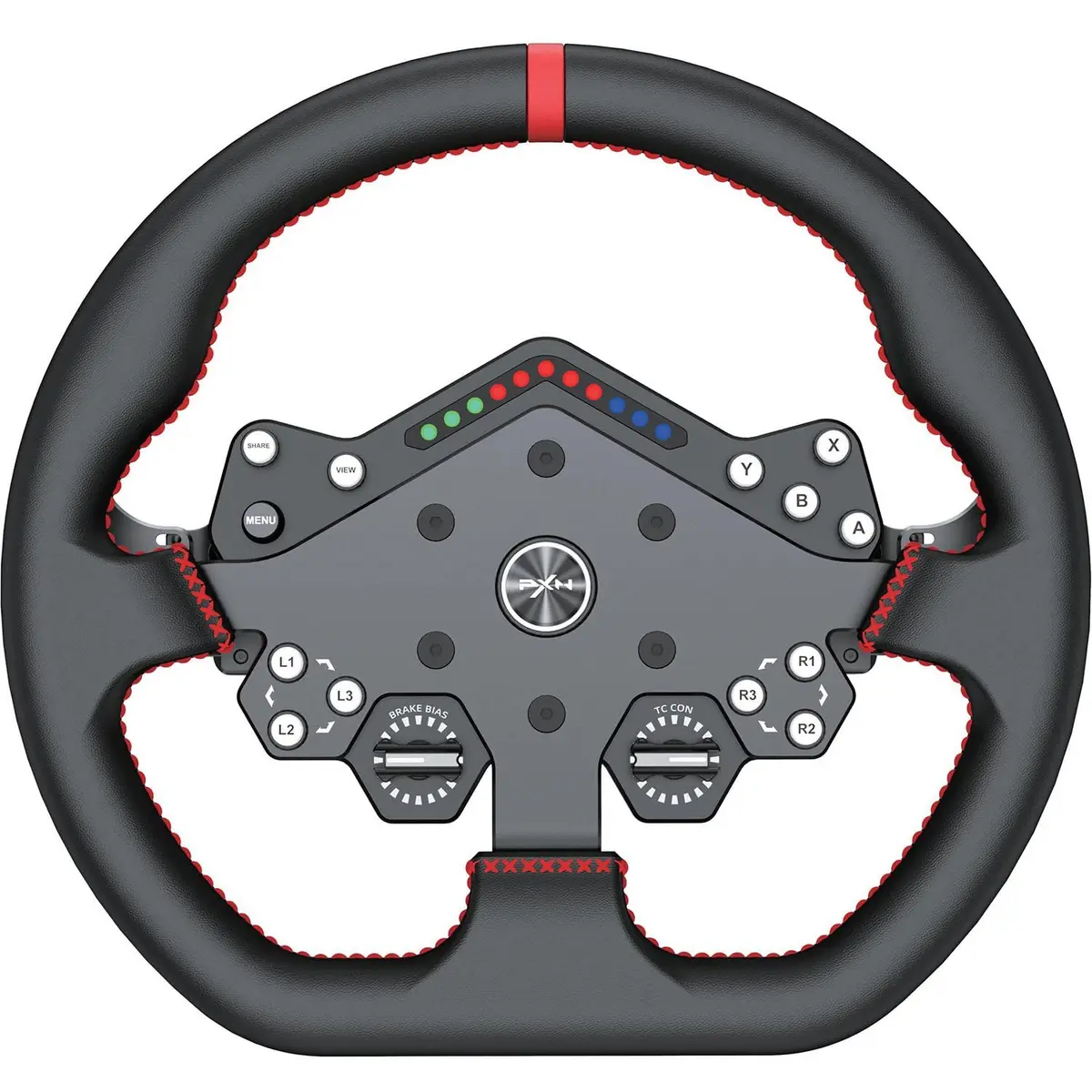 PXN W DS R2 Gaming Racing Wheel – Quick Release, 4 Paddle Shifters, Dynamic RGB Rev Lights, Microfiber Leather Grip, 11.8-Inch PC Steering Wheel, Compatible with VD4 / VD6 / VD10 Direct Drive Bases