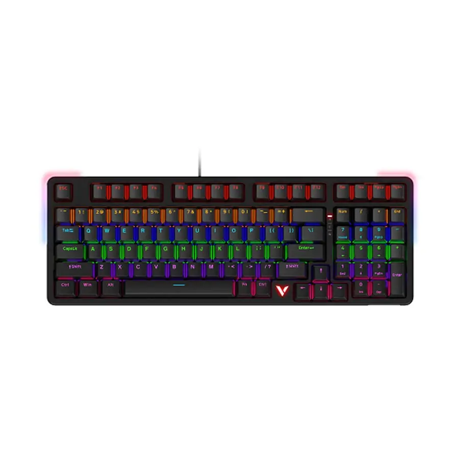 Rapoo V500 PRO-98 Gaming Mechanical Keyboard, Black