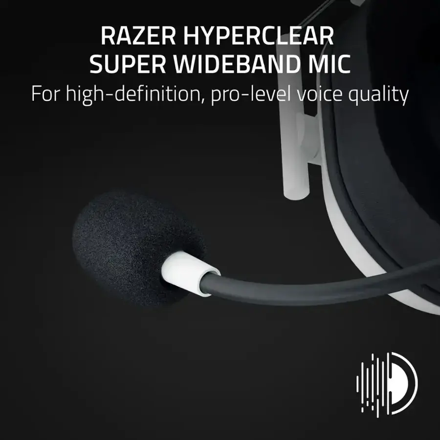 Razer BlackShark V2 HyperSpeed (White, Brown Razer Box) | Wireless