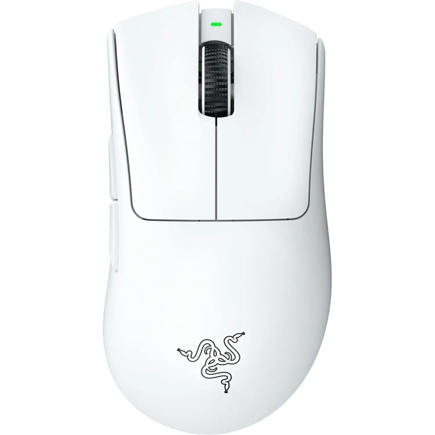 Razer DeathAdder V3 Pro Wireless Gaming Mouse: 64g Lightweight Ergonomic, 30K DPI Optical Sensor, Gen-3 Optical Switches, 8 Programmable Controls, Up to 90 Hr Battery - White (Without Box)