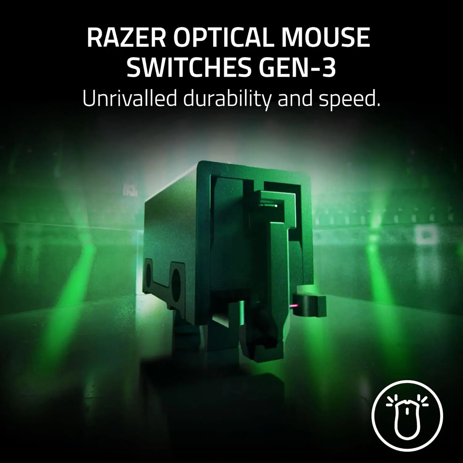 Razer Viper V3 Pro Wireless Esports Gaming Mouse: Symmetrical, 54g Lightweight, 8K Polling, 35K DPI Optical Sensor, Gen3 Optical Switches, 8 Programmable Buttons, 95 Hr Battery - Black (Without Box)
