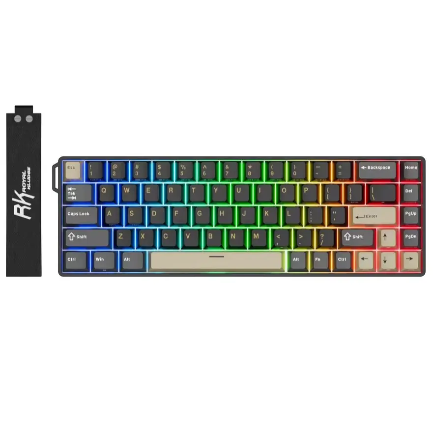 Royal Kludge RK68 HE Hall Effect Magnetic Keyboard - Phantom