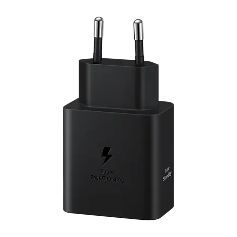 Samsung 45W 2-Pin Wall Charger Travel Adapter, Super Fast Charging for Galaxy Phones, Tablets and USB Type C Devices, Low Standby Power Consumption - Mix Color