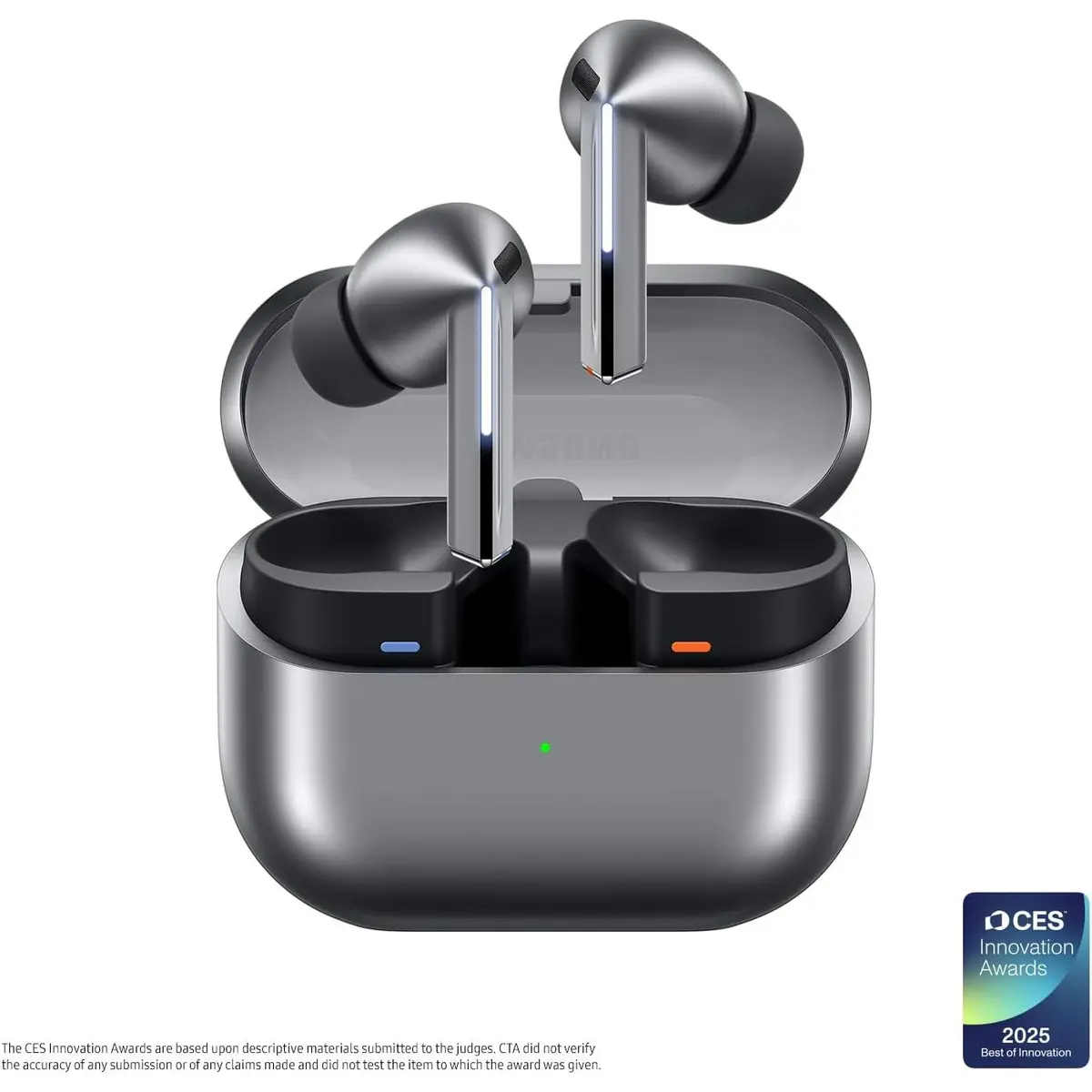 Samsung Galaxy Buds 3 Pro AI True Wireless Bluetooth Earbuds, Noise Cancelling, Sound Optimization, Redesigned Comfort Fit, Silver