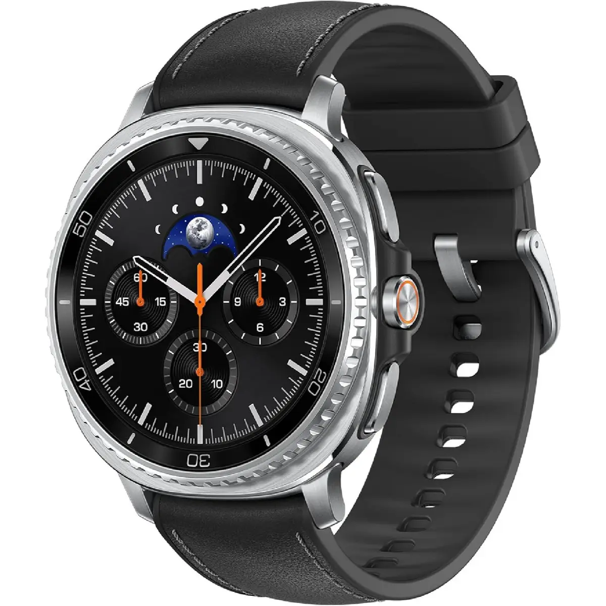 Samsung Galaxy Watch 8 Classic (2025) 46mm Bluetooth Smartwatch, Cushion Design, Rotating Bezel, Quick Button, Sleep Coaching, Running Coach, Energy Score, Black