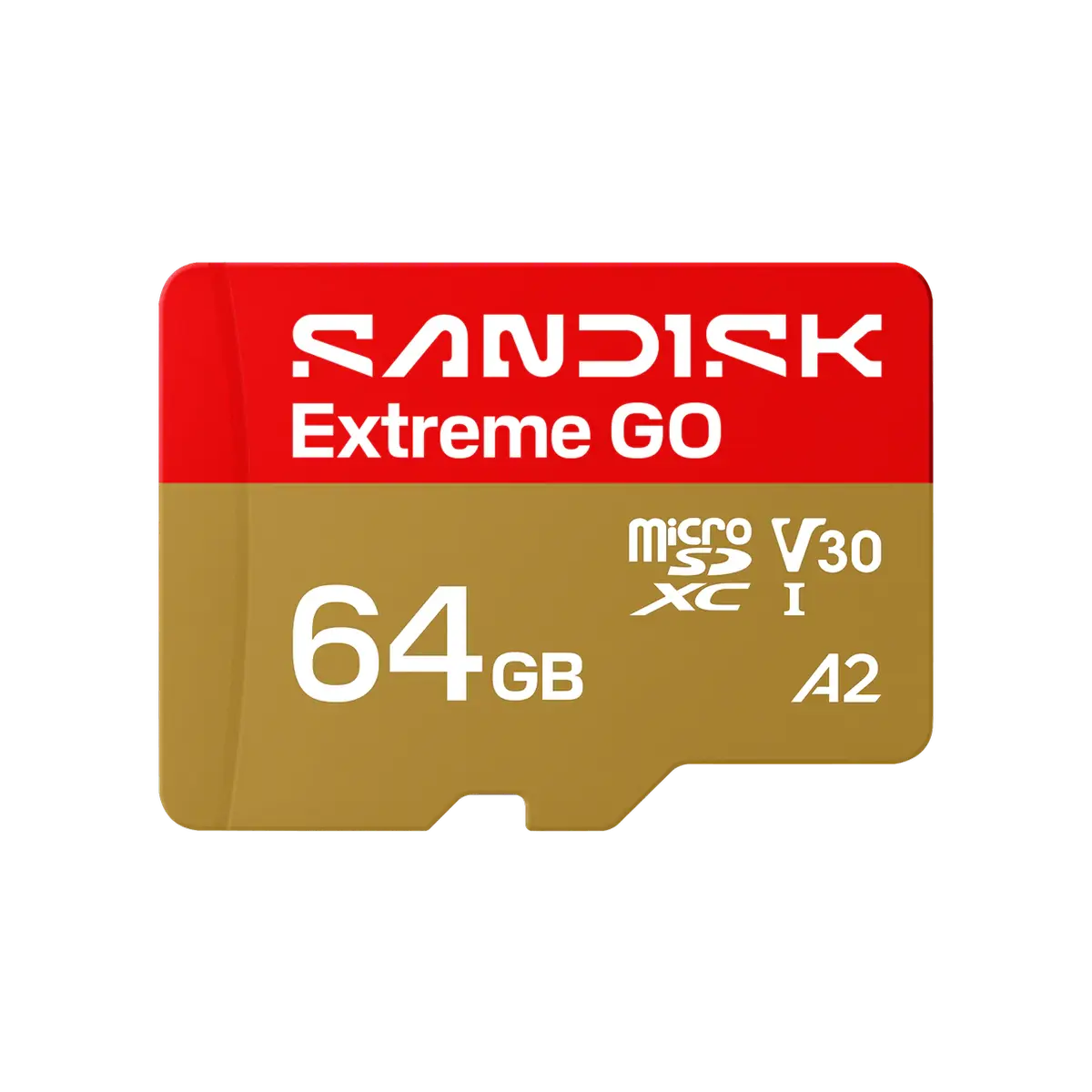 SanDisk Extreme GO 64GB microSD UHS-I Memory Card