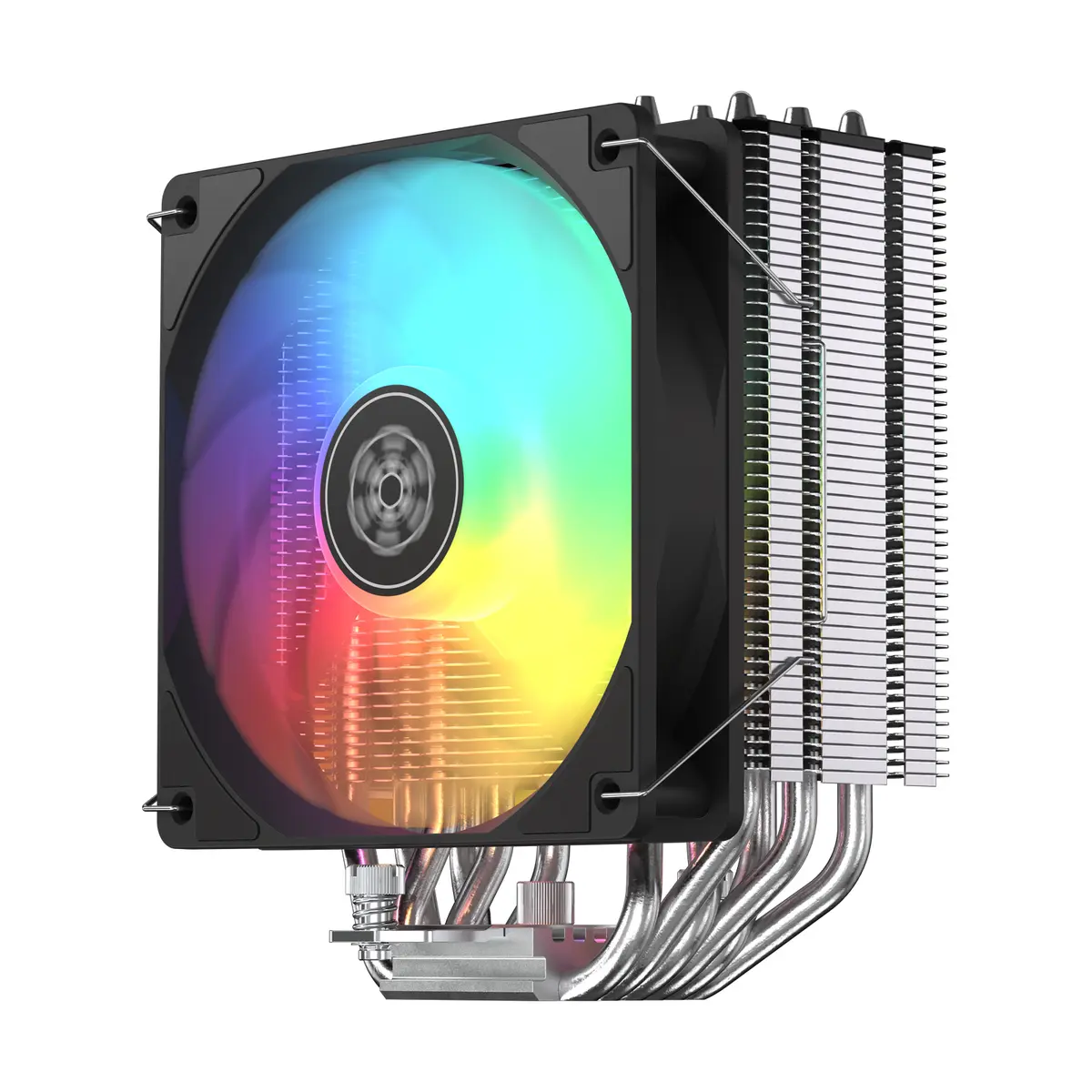 SilverStone Frost Mage 600 ARGB 120mm PWM Single Tower CPU Cooler with Six Heatpipes
