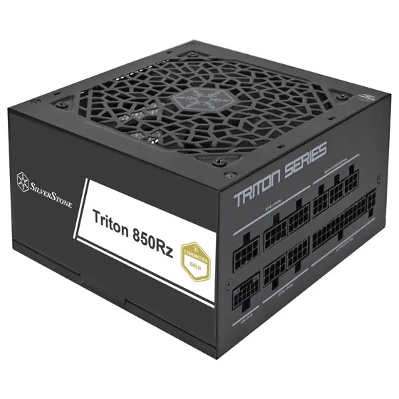Silverstone Triton 850Rz - Cybenetics Gold 850W ATX 3.1 & PCIe 5 Fully Modular ATX Power Supply
