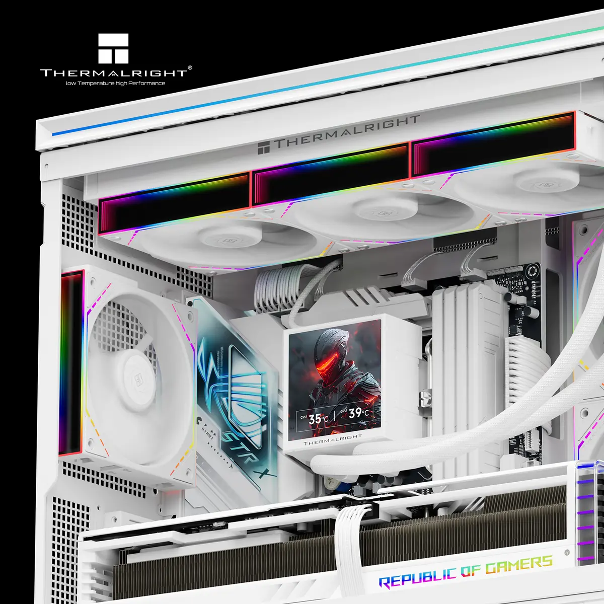 Thermalright Grand Vision 240 ARGB – Dissipatore AIO A Liquido Per CPU Con Schermo LCD 3,4'' E Pompa Ad Alta Portata