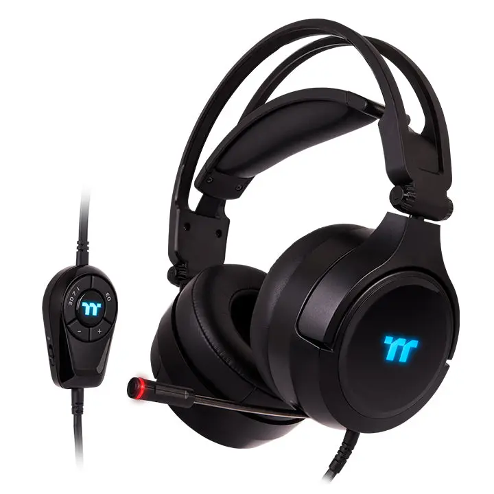 Thermaltake RIING Pro RGB 7.1 Gaming Headset - Black